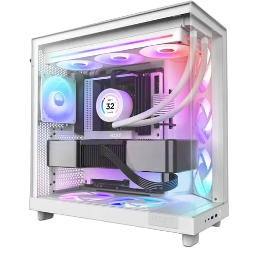 NZXT F360 RGB Core Fan (Single Frame) - Blanc — vue 5