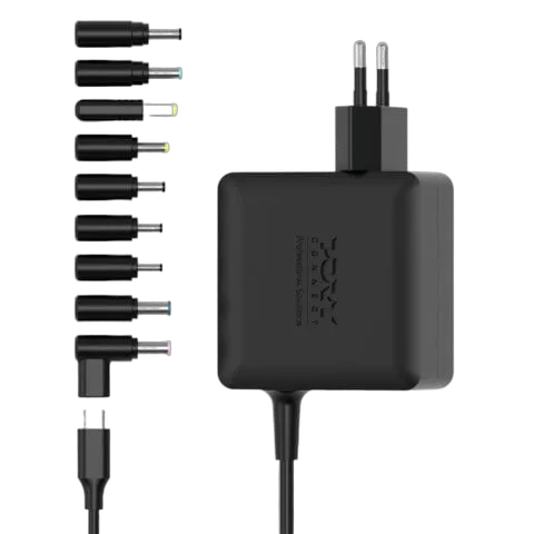 Port Alimentation secteur GaN 65W universelle - 9 embouts