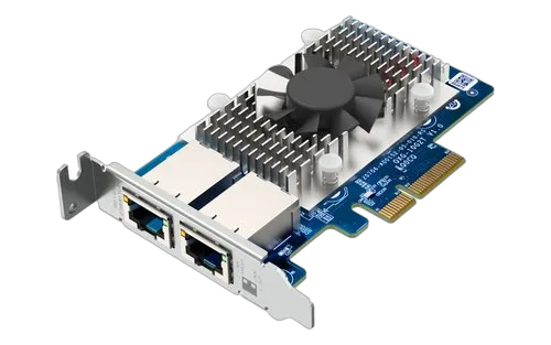 Qnap 2PORT BASET 10GBE NW EXP CARD — vue 5
