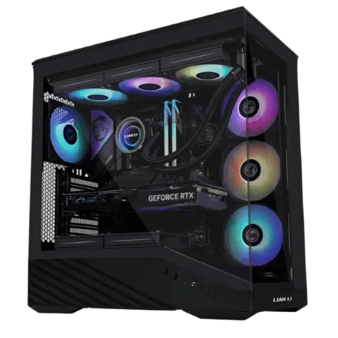 Lian-Li Vector V100 RGB Noir + ATX 1000W - 80+ Gold - MPG — vue 7