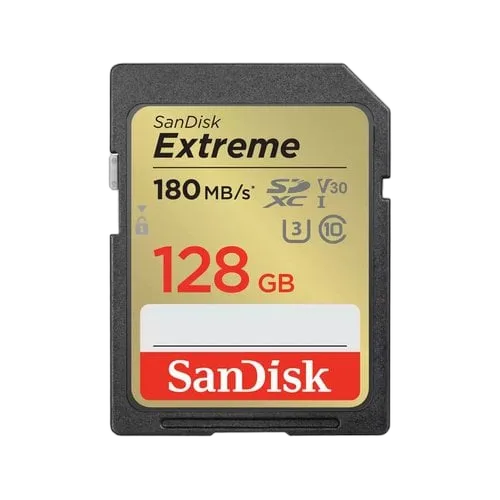 Sandisk EXTREME 128GB SDXC MEMORY CARD — vue 1