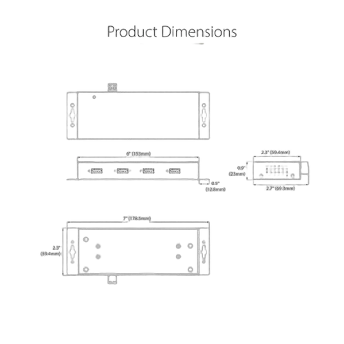 StarTech HUB USB 3.0 5GBPS A 4 PORTS IN — vue 10