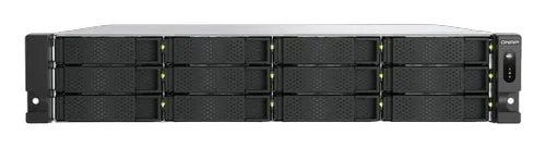 Qnap 2U 12-bay 3.5" SATA HDD NAS AMD Ryzen — vue 1