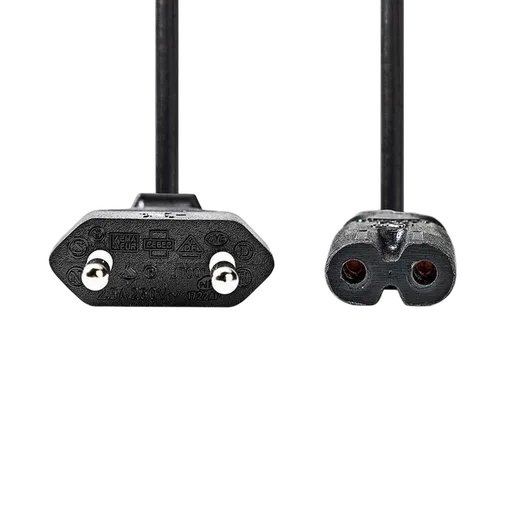 Nedis Câble Euro Masculin vers IEC-320-C7 - 2m - Noir — vue 2