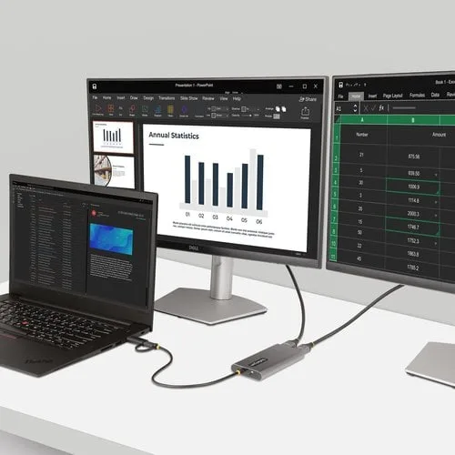StarTech USB-C TO DUAL-HDMI ADAPTER - — vue 7