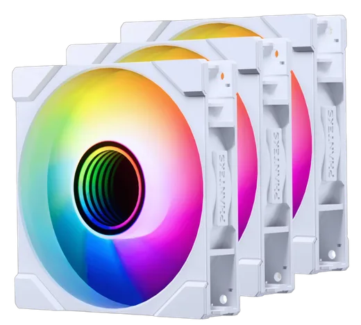 Phanteks M25 Gen2 PWM Blanc Reverse Blade (3x120mm) D-RGB-Seconde Vie — vue 1