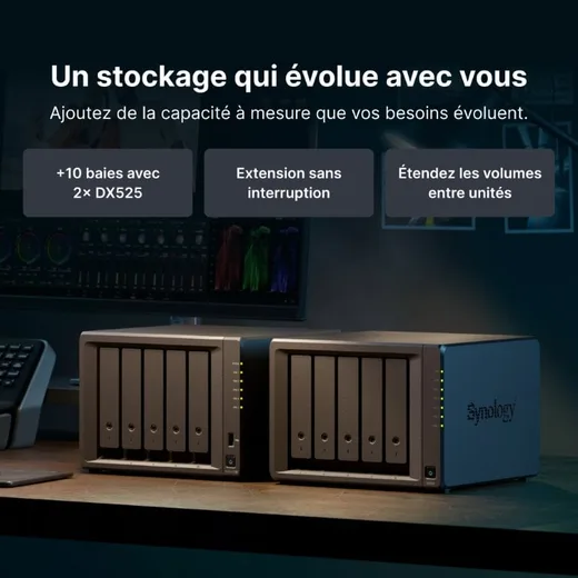 Synology DS1525+ - 5 baies — vue 8