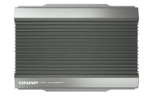 Qnap USB 4 Type-C to 2 x 10GBASE-T Network Ad — vue 5