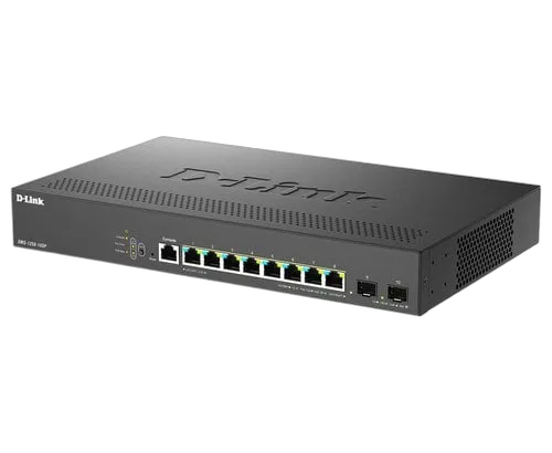 D-Link 10-PORT POE MULTI-GIGABIT SMART — vue 3