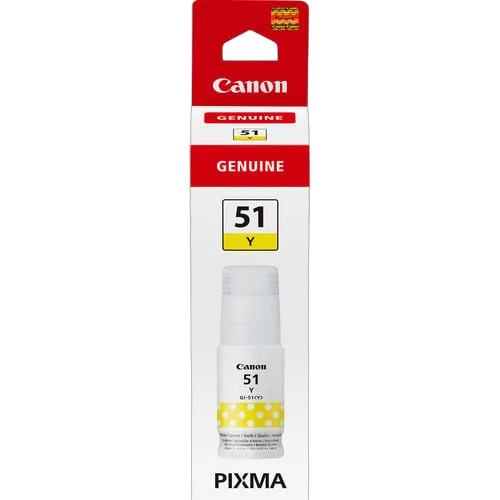 Canon Bouteille d'encre Jaune GI-51 Y — vue 1