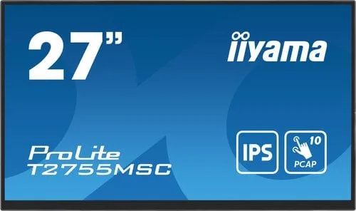 Iiyama T2755MSC-B1 27" FHD 60HZ IPS HDMI DP — vue 1