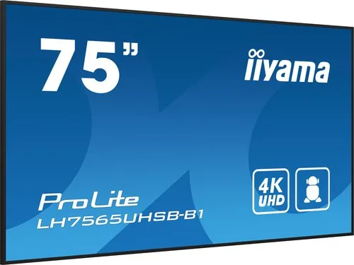 Iiyama LH7565UHSB-B1 74.5IN IPS 4K — vue 4