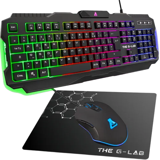 Combo Helium - Clavier/Souris/Tapis 