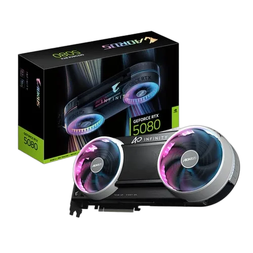 Gigabyte AORUS GeForce RTX 5080 INFINITY 16G — vue 1