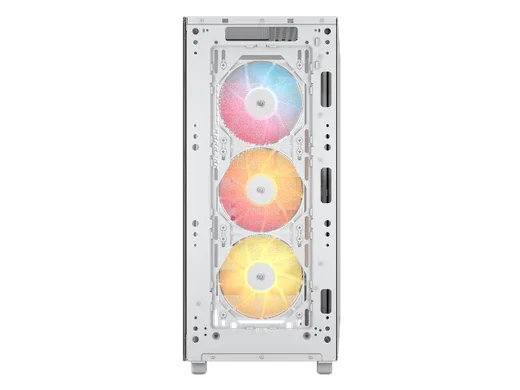 Corsair 3200D RS ARGB White + RM1000e Blanc — vue 3