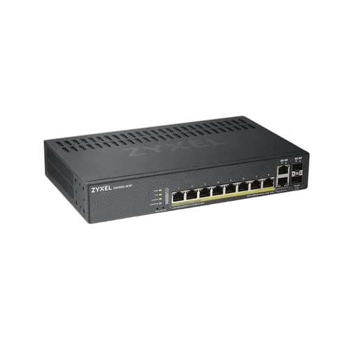 Zyxel 10 Port Smart Managed Gigabit Switch 8x — vue 1