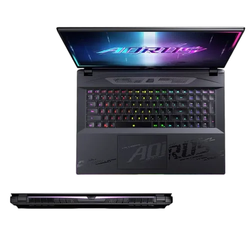 Gigabyte AORUS MASTER 18 BZHC6FRD45SP - 18" QHD+ 240Hz Mini-LED U9-275HX RTX 5090 64Go 2To W11P — vue 3