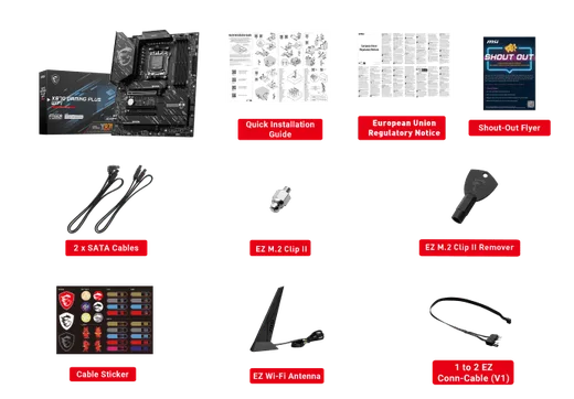 MSI X870 GAMING PLUS WIFI-Seconde Vie — vue 2