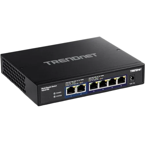 TrendNet 6-PORT 10G SWITCH — vue 1