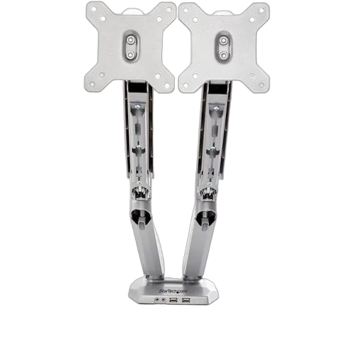 StarTech Desk Mount Dual Monitor Arm w/USB/Audio — vue 8