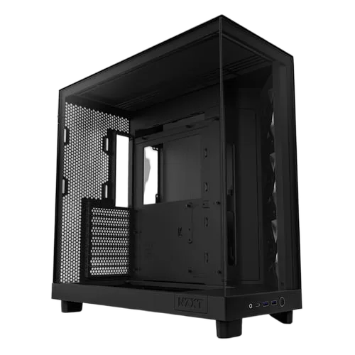 NZXT H6 Flow RGB Noir - MT/Sans alim/ATX — vue 3