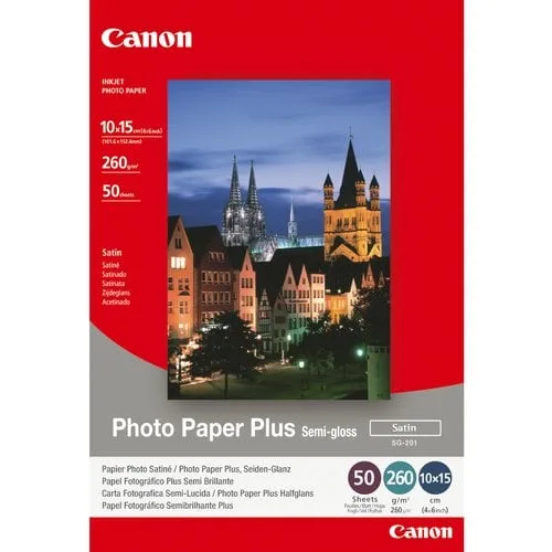 Canon Paper/SG-201 Photo SemiGloss 4x6 50sh — vue 1