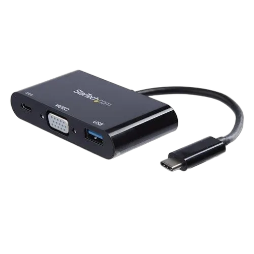 StarTech USB-C to VGA Multifunction Adapter - PD — vue 1