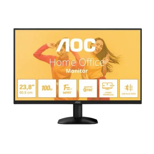 AOC 24B35HM2 - 23.8" FHD 100Hz 1ms HDR HDMI VGA — vue 1