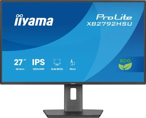 Iiyama XB2792HSU-B1 - 27" FHD 120Hz IPS classe énergétique B et pied réglable en hauteur — vue 1