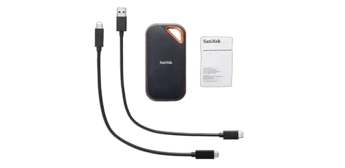 Sandisk Extreme Pro Portable SSD 4TB — vue 3
