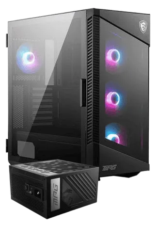 MSI MPG VELOX 100R Noir + MPG A1000GS PCIE5 Noir — vue 1