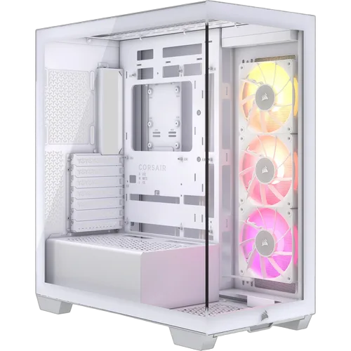 iCUE LINK 3500X RGB Blanc - MT/Sans Alim/E-ATX