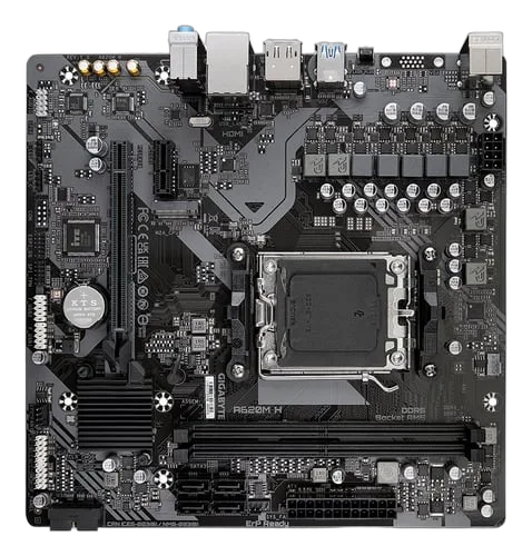Gigabyte A620M H - A620/AM5/DDR5/mATX — vue 4