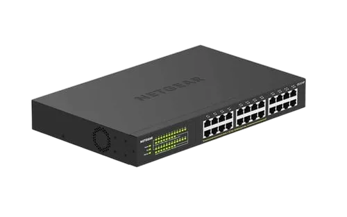 Netgear 24-Port Gigabit Ethern Unmngd PoE+Swtch — vue 7