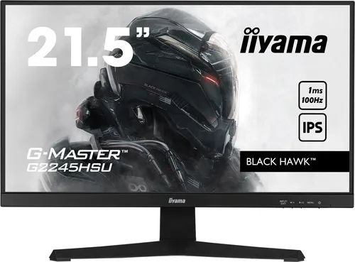Iiyama G2245HSU-B2  - 21.5" FHD 100Hz 1ms IPS Adaptive Sync — vue 1