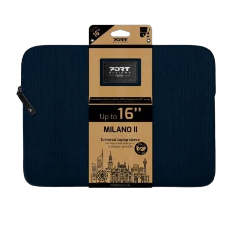 Port Housse Milano II Eco Sleeve - 16" - Bleu — vue 3