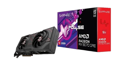 Sapphire Pulse RX 9070 GRE OC 12Go — vue 1