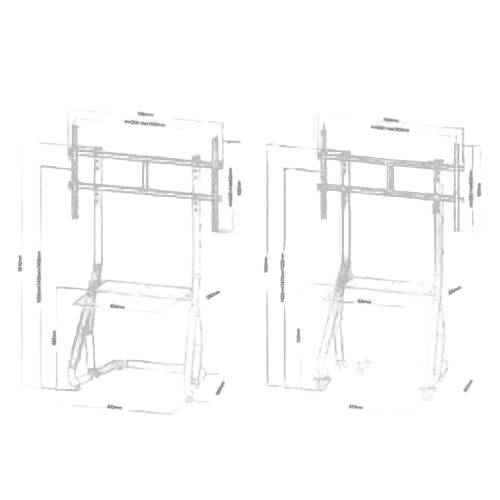 NewStar Mobile Flat Screen Floor Stand stand+tr — vue 13