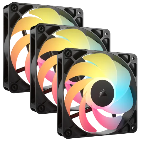 Corsair RS120-R ARGB (Pack 3x120mm) - Noir — vue 12