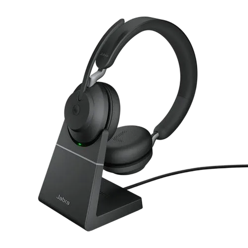 Jabra Evolve2 65 HS+Stand MS Stereo Blck — vue 1