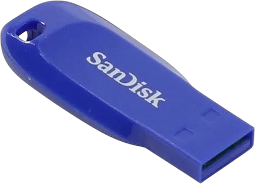 Sandisk Cruzer Blade 32GB Electric Blue — vue 1