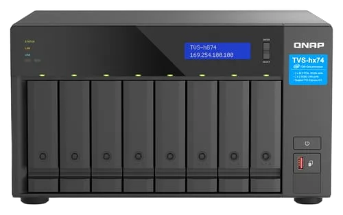 Qnap TVS-H874X-I9-64G - 8 HDD — vue 1