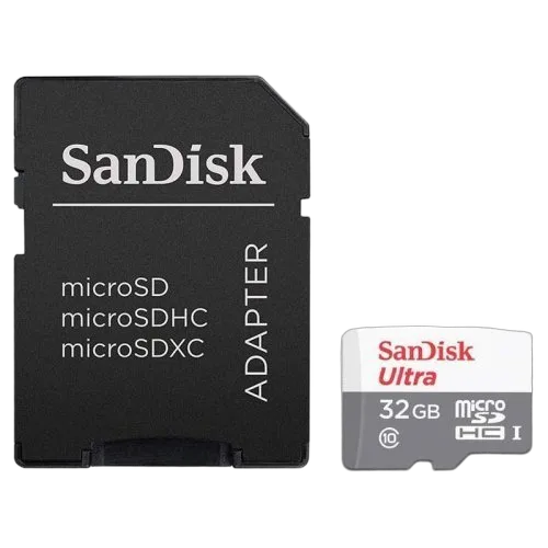 Sandisk 32GB Ultra microSDHC+SD Adapter — vue 1