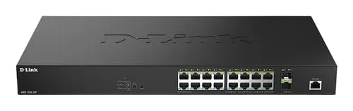 D-LINK SWITCH SMART 16X2.5G + — vue 1