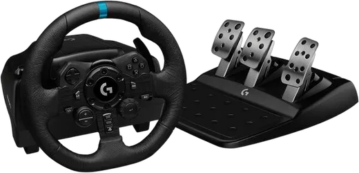 Logitech G923 Racing Wheel & Pedals PC et Playsation Edition — vue 1