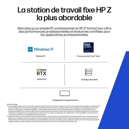 HP Z1 G1 - Core Ultra 7 265 RTX A400 32Go 1To W11P — vue 8