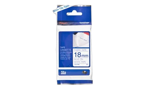 Brother Ribbon 18mm/3M blue/whTextil — vue 1