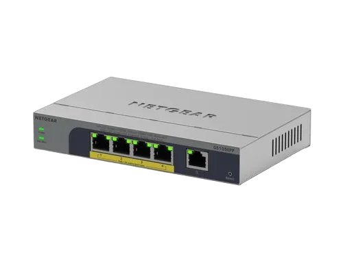 Netgear 5PT GB PLUS SWCH W/ POE+ — vue 3