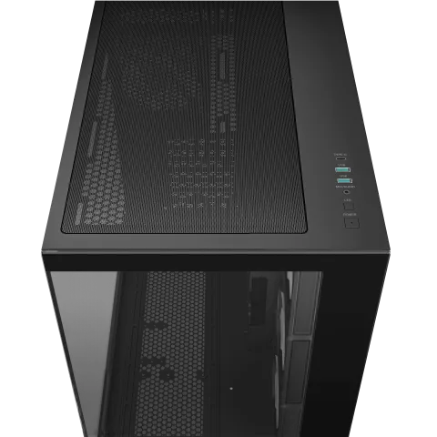 Deepcool CG530 4F Noir - MT/Sans Alim/ATX + MYSTIQUE 360 ARGB - Noir - 360mm — vue 9