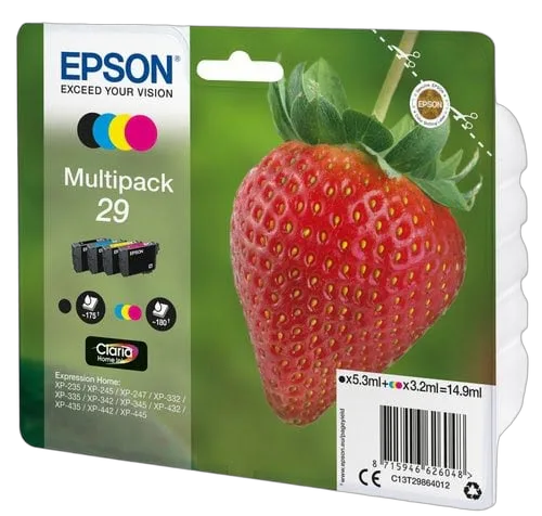 Epson - Noir, Cyan, Magenta, Jaune - C13T29864012 — vue 2